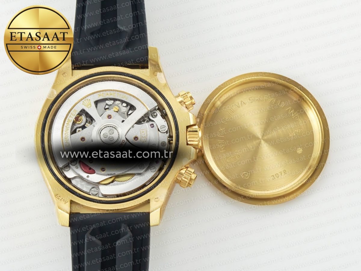 Rolex Daytona 126518 Clean YG 1:1 Best Edition YG Dial on Oysterflex Rubber Strap SH4131 - Görsel 19
