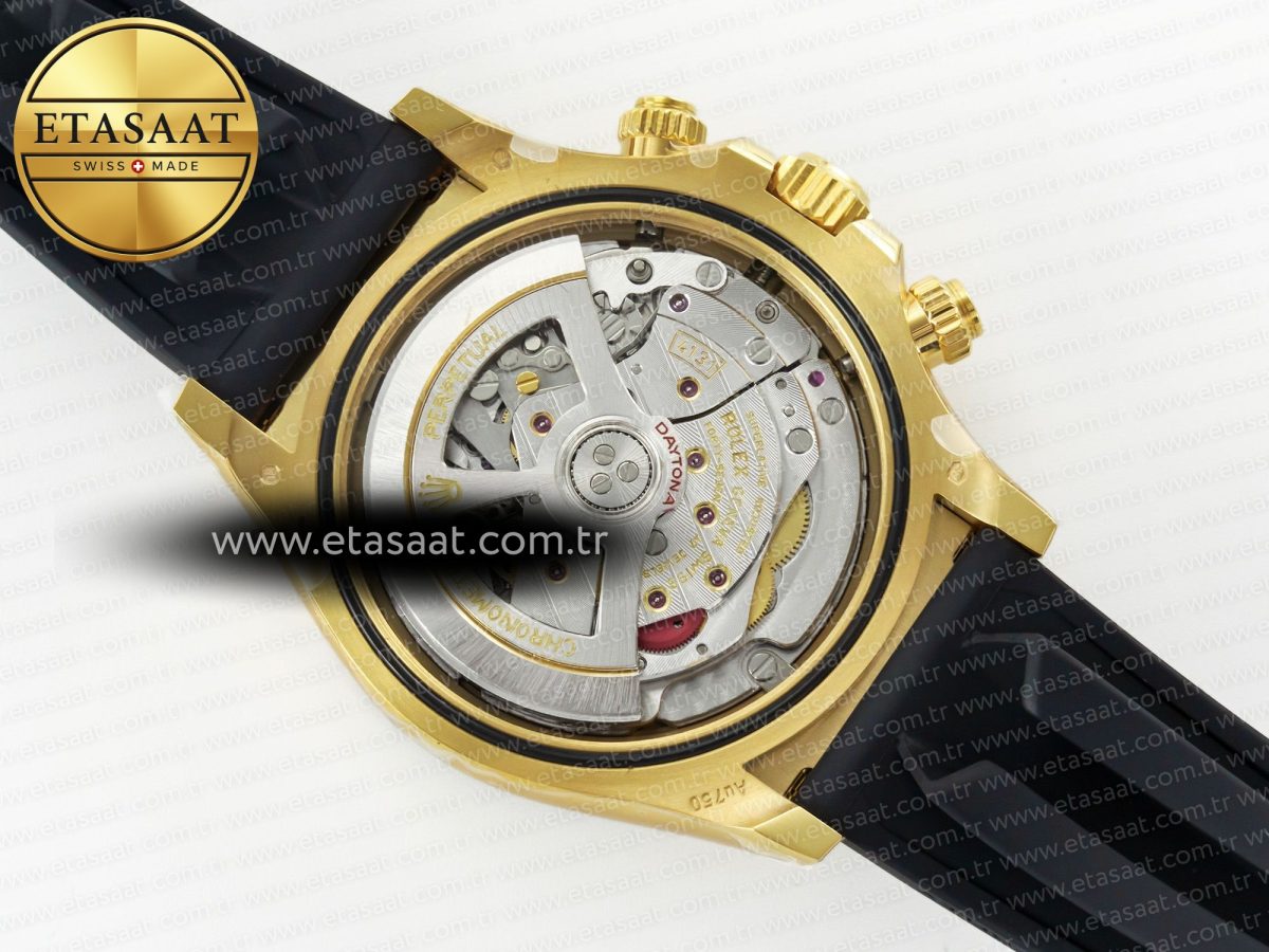 Rolex Daytona 126518 Clean YG 1:1 Best Edition YG Dial on Oysterflex Rubber Strap SH4131 - Görsel 20