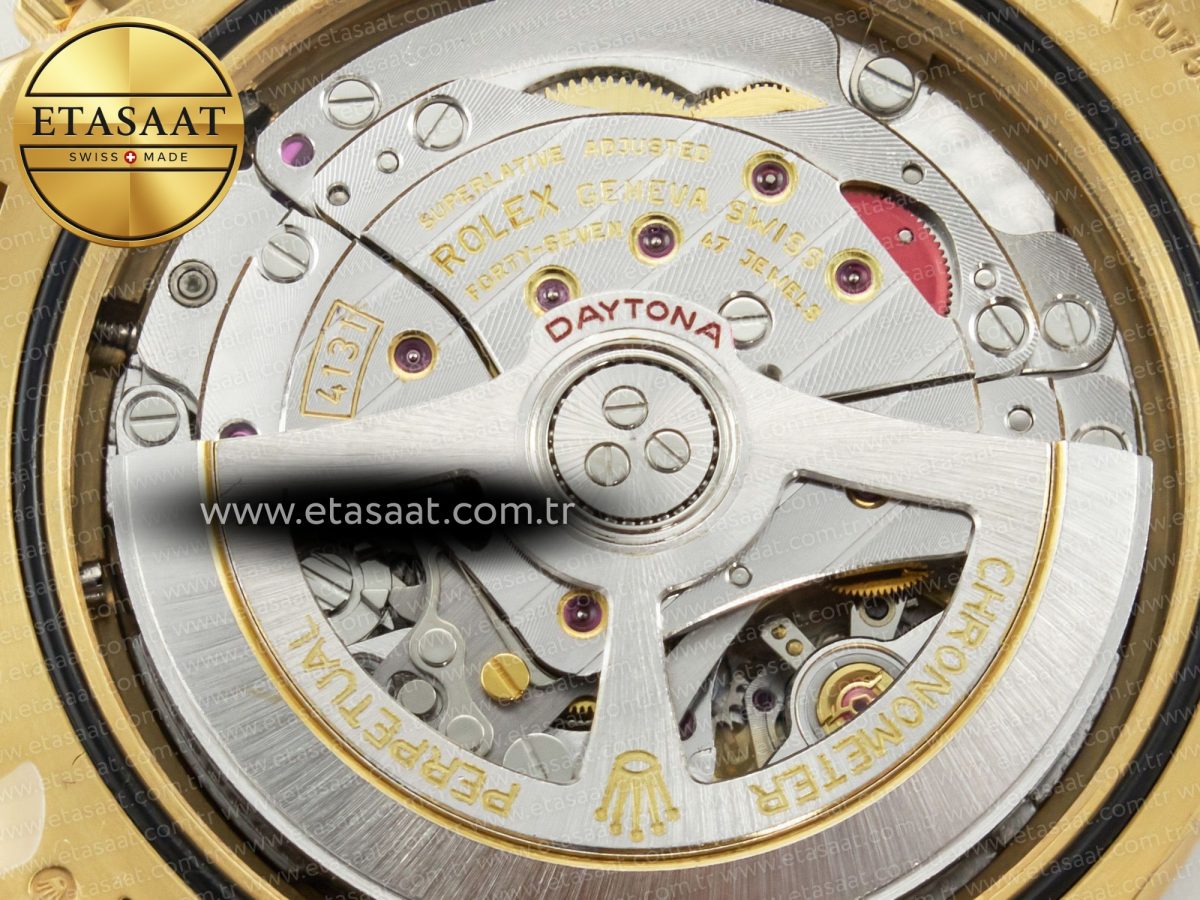 Rolex Daytona 126518 Clean YG 1:1 Best Edition YG Dial on Oysterflex Rubber Strap SH4131 - Görsel 22