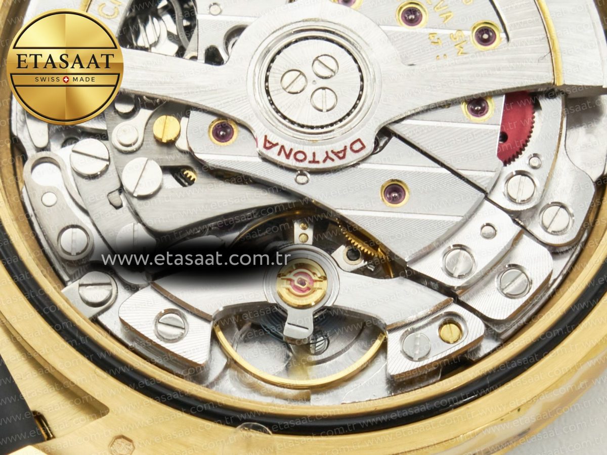 Rolex Daytona 126518 Clean YG 1:1 Best Edition YG Dial on Oysterflex Rubber Strap SH4131 - Görsel 23