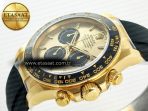 Rolex Daytona 126518 Clean YG 1:1 Best Edition YG Dial on Oysterflex Rubber Strap SH4131 - Görsel 6
