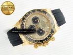 Rolex Daytona 126518 Clean YG 1:1 Best Edition YG Dial on Oysterflex Rubber Strap SH4131 - Görsel 8
