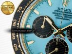 Rolex Daytona 126518 Gain Weight APSF 1:1 Best Edition Tiffany Turquoise Blue Dial Sticks Markers on Oysterflex Strap SH4131 - Görsel 12
