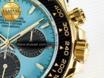 Rolex Daytona 126518 Gain Weight APSF 1:1 Best Edition Tiffany Turquoise Blue Dial Sticks Markers on Oysterflex Strap SH4131 - Görsel 13