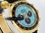 Rolex Daytona 126518 Gain Weight APSF 1:1 Best Edition Tiffany Turquoise Blue Dial Sticks Markers on Oysterflex Strap SH4131 - Görsel 5