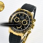 Rolex Daytona 126518 QF 1:1 Best Edition Black Dial on Oysterflex Strap QF4131 V10 (48 Hours Power Reserve)