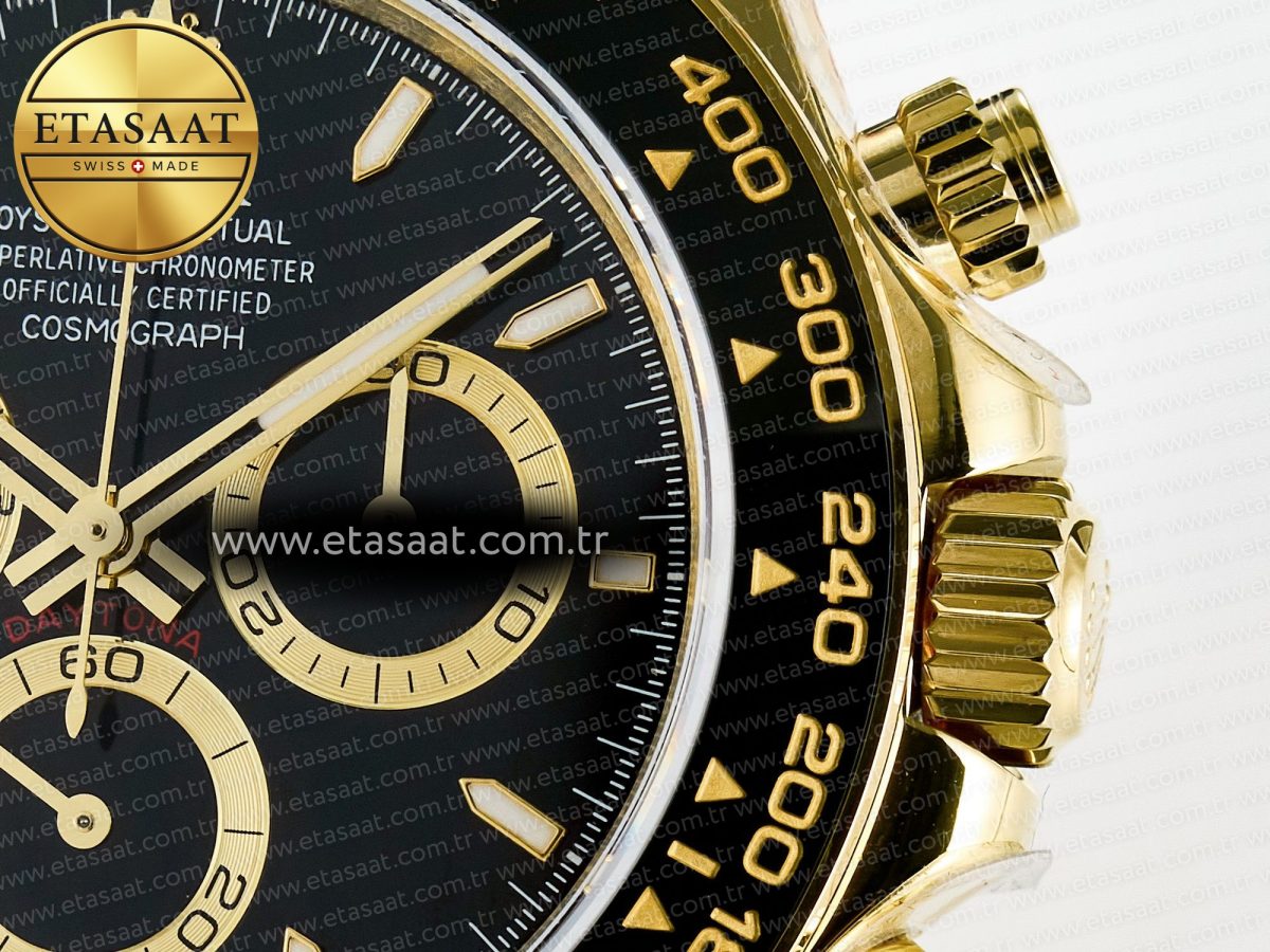Rolex Daytona 126518 QF 1:1 Best Edition Black Dial on Oysterflex Strap QF4131 V10 (48 Hours Power Reserve) - Görsel 11