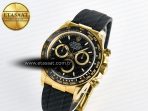 Rolex Daytona 126518 QF 1:1 Best Edition Black Dial on Oysterflex Strap QF4131 V10 (48 Hours Power Reserve) - Görsel 2