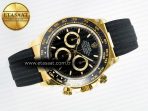 Rolex Daytona 126518 QF 1:1 Best Edition Black Dial on Oysterflex Strap QF4131 V10 (48 Hours Power Reserve) - Görsel 8