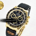Rolex Daytona 126518 QF 1:1 Best Edition Black Dial on Oysterflex Strap SH4131 V6（Gain Weight）