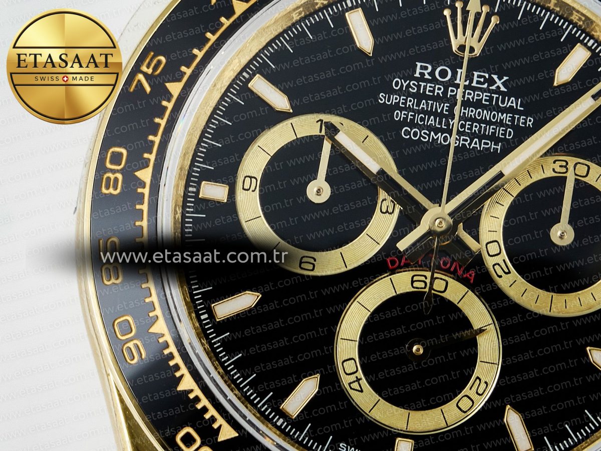 Rolex Daytona 126518 QF 1:1 Best Edition Black Dial on Oysterflex Strap SH4131 V6（Gain Weight） - Görsel 10