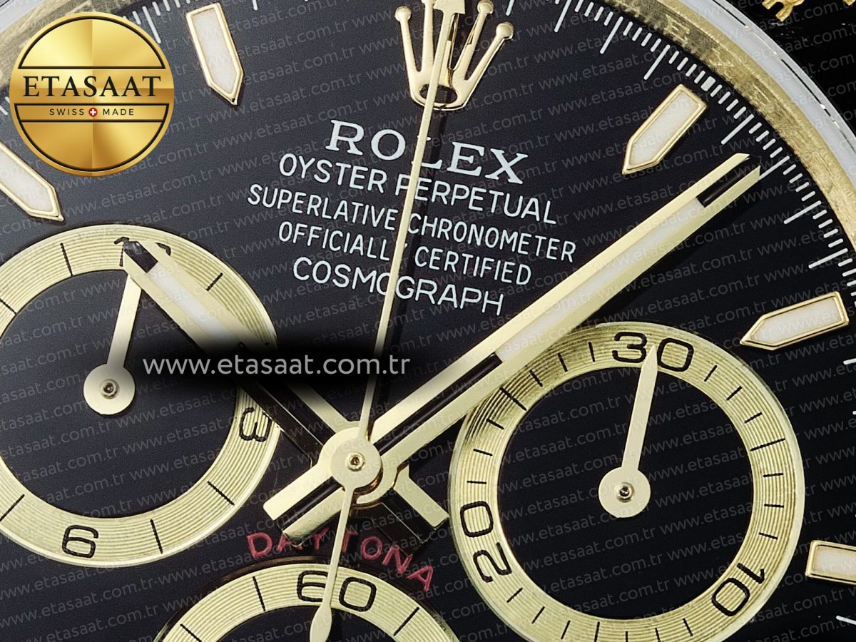 Rolex Daytona 126518 QF 1:1 Best Edition Black Dial on Oysterflex Strap SH4131 V6（Gain Weight） - Görsel 11