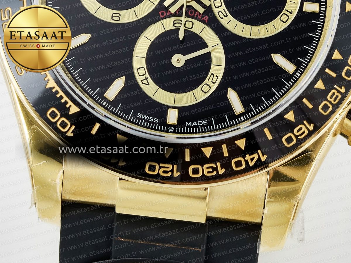 Rolex Daytona 126518 QF 1:1 Best Edition Black Dial on Oysterflex Strap SH4131 V6（Gain Weight） - Görsel 13