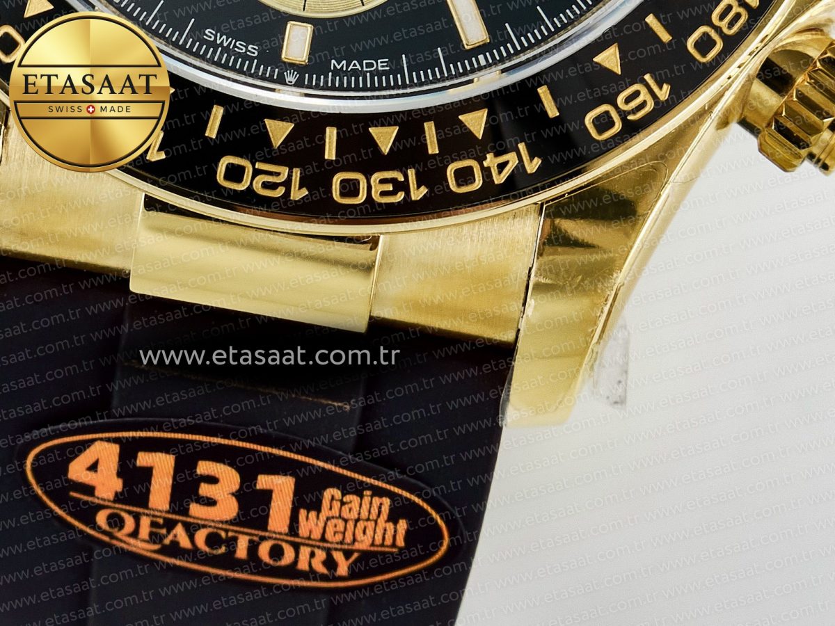 Rolex Daytona 126518 QF 1:1 Best Edition Black Dial on Oysterflex Strap SH4131 V6（Gain Weight） - Görsel 14