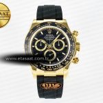 Rolex Daytona 126518 QF Siyah Kadran Oysterflex Ağır Kasa Eta Saat - Görsel 3 - 1:1 Süper Klon Saat