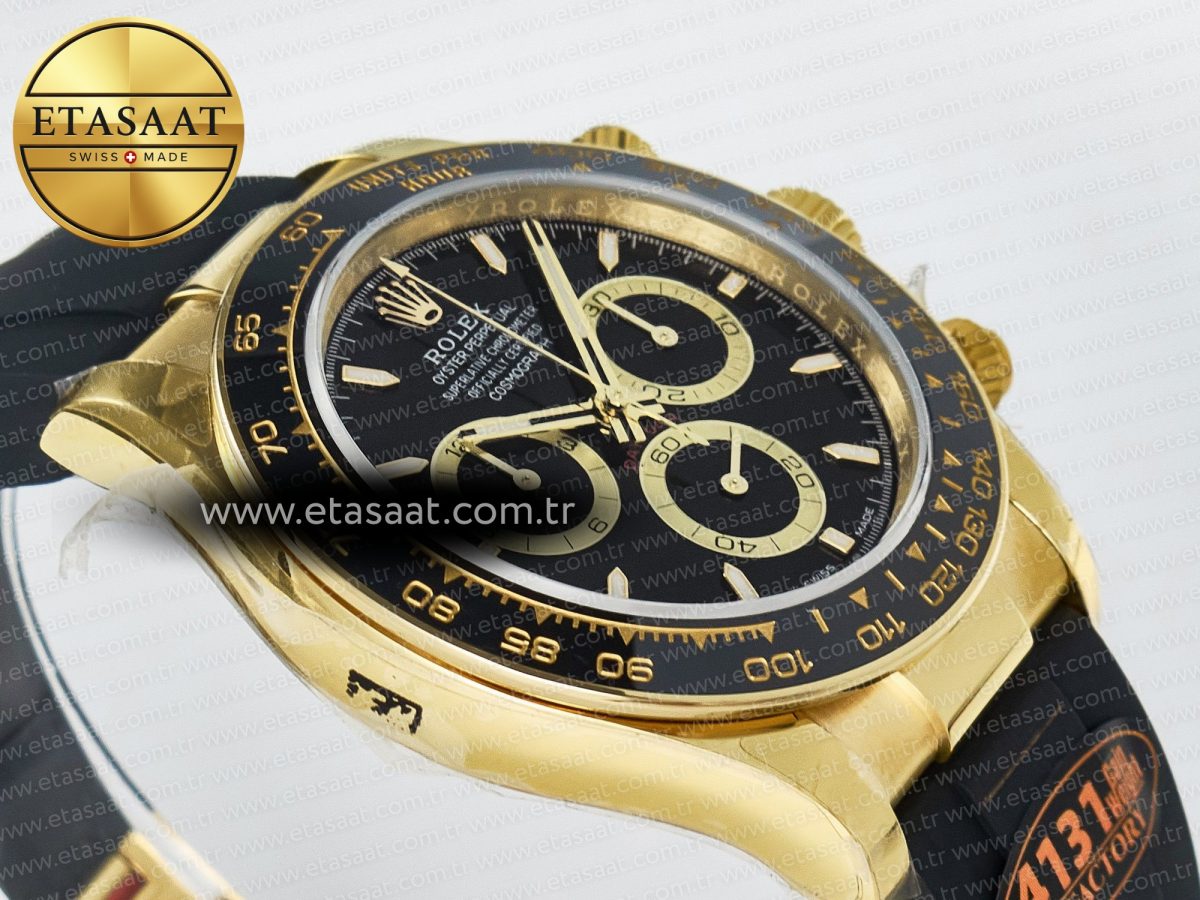 Rolex Daytona 126518 QF 1:1 Best Edition Black Dial on Oysterflex Strap SH4131 V6（Gain Weight） - Görsel 7