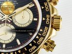 Rolex Daytona 126518 QF 1:1 Best Edition Black/YG Dial on Oysterflex Strap SH4131 V6(Gain Weight) - Görsel 12