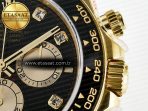 Rolex Daytona 126518 QF 1:1 Best Edition Black/YG Diamonds Dial on Oysterflex Strap QF4131 V10 (48 Hours Power Reserve) - Görsel 11