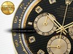 Rolex Daytona 126518 QF 1:1 Best Edition Black/YG Diamonds Dial on Oysterflex Strap QF4131 V10 (48 Hours Power Reserve) - Görsel 13