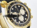 Rolex Daytona 126518 QF 1:1 Best Edition Black/YG Diamonds Dial on Oysterflex Strap QF4131 V10 (48 Hours Power Reserve) - Görsel 5