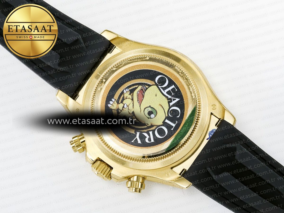 Rolex Daytona 126518 QF 1:1 Best Edition Black/YG/Red Dial on Oysterflex Strap QF4131 V10 (48 Hours Power Reserve) - Görsel 18