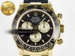 Rolex Daytona 126518 QF 1:1 Best Edition Black/YG/Red Dial on Oysterflex Strap QF4131 V10 (48 Hours Power Reserve) - Görsel 4