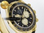 Rolex Daytona 126518 QF 1:1 Best Edition Black/YG/Red Dial on Oysterflex Strap QF4131 V10 (48 Hours Power Reserve) - Görsel 5