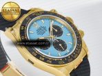 Rolex Daytona 126518 QF 1:1 Best Edition Tiffany Turquoise Blue Dial Sticks Markers on Oysterflex Strap SH4131 V6(Gain Weight) - Görsel 6