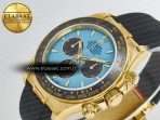 Rolex Daytona 126518 QF 1:1 Best Edition Tiffany Turquoise Blue Dial Sticks Markers on Oysterflex Strap SH4131 V6(Gain Weight) - Görsel 7