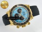Rolex Daytona 126518 QF 1:1 Best Edition Tiffany Turquoise Blue Dial Sticks Markers on Oysterflex Strap SH4131 V6(Gain Weight) - Görsel 8