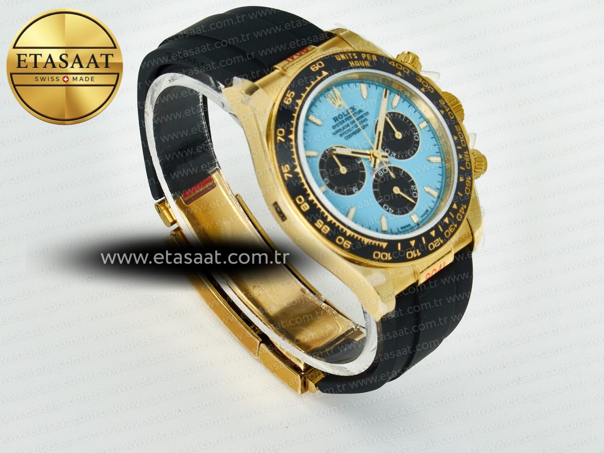 Rolex Daytona 126518 QF 1:1 Best Edition Turquoise Blue Dial Stick Markers On Oyster Bracelet SH4131 V10(Gain Weight) - Görsel 5