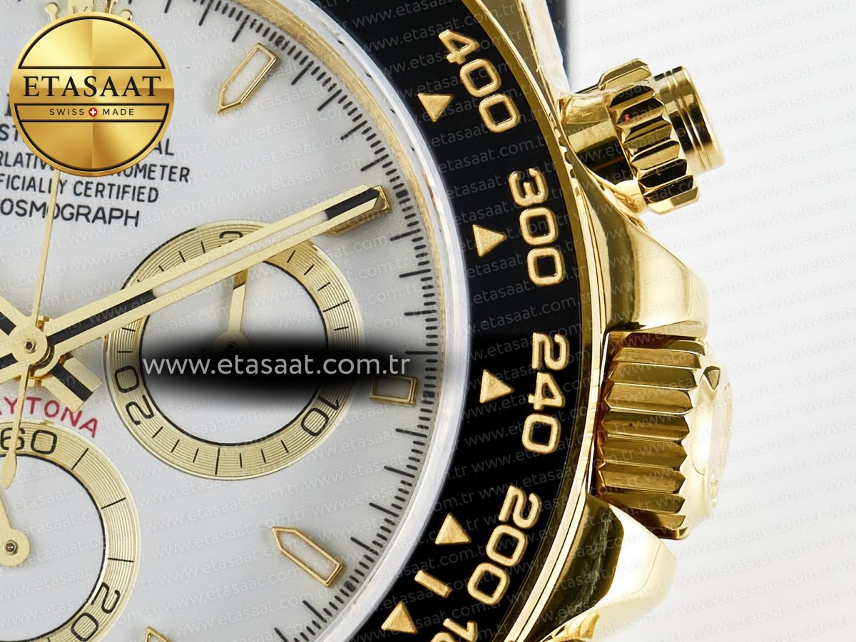 Rolex Daytona 126518 QF 1:1 Best Edition White Dial on Oysterflex Strap QF4131 V10 (48 Hours Power Reserve) - Görsel 11