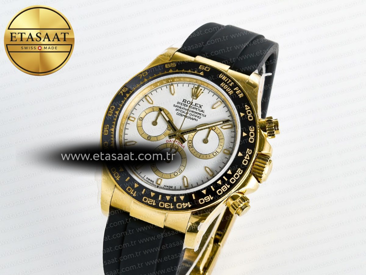 Rolex Daytona 126518 QF 1:1 Best Edition White Dial on Oysterflex Strap QF4131 V10 (48 Hours Power Reserve) - Görsel 2