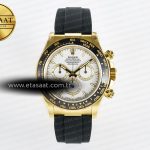Rolex Daytona 126518 QF Beyaz Kadran Oysterflex Reserve Eta Saat - Görsel 3 - 1:1 Süper Klon Saat
