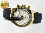 Rolex Daytona 126518 QF 1:1 Best Edition White Dial on Oysterflex Strap QF4131 V10 (48 Hours Power Reserve) - Görsel 9
