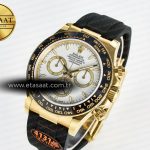 Rolex Daytona 126518 QF 1:1 Best Edition White Dial on Oysterflex Strap SH4131 V6（Gain Weight）