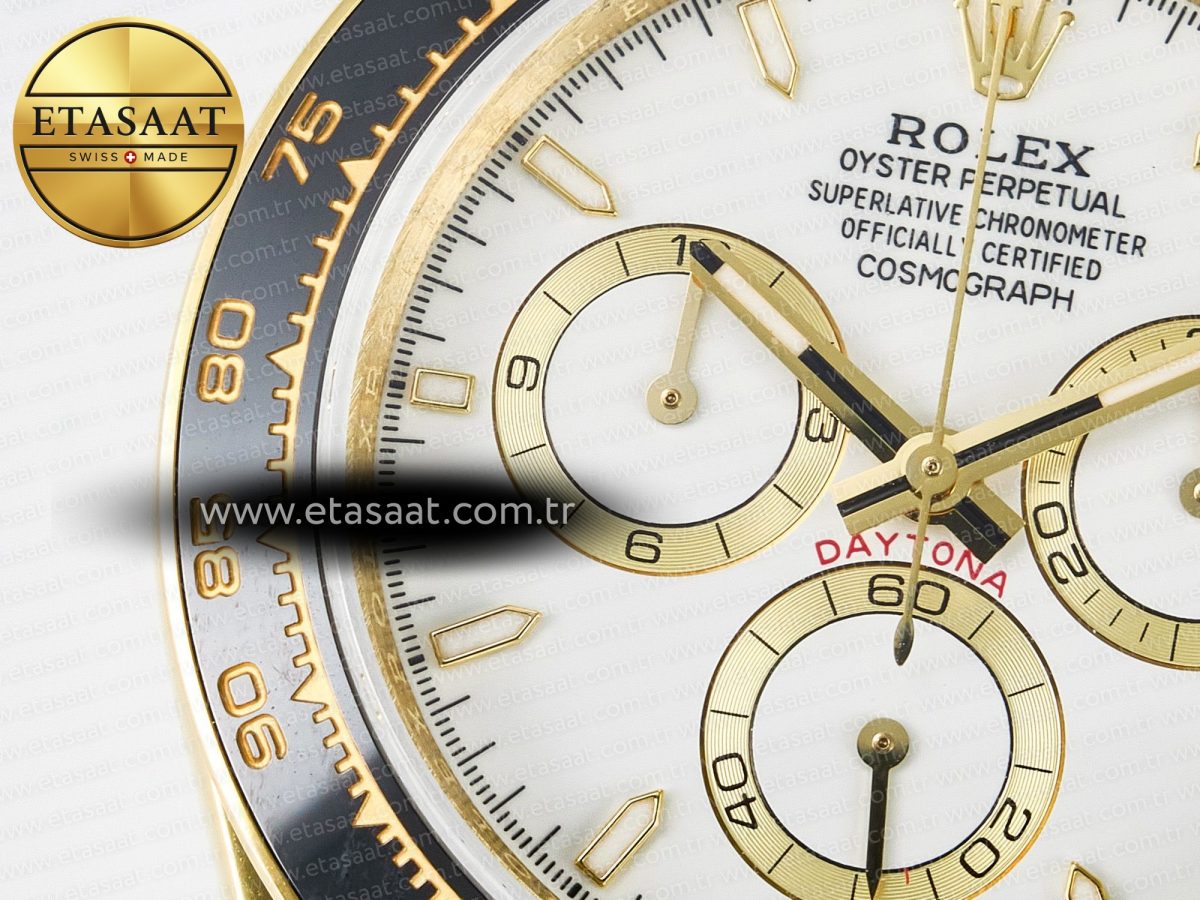 Rolex Daytona 126518 QF 1:1 Best Edition White Dial on Oysterflex Strap SH4131 V6（Gain Weight） - Görsel 10