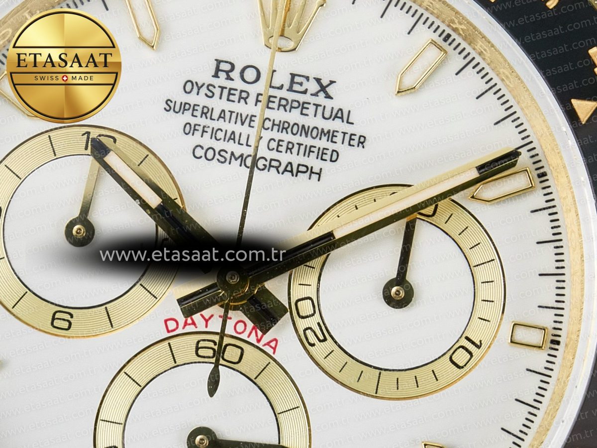 Rolex Daytona 126518 QF 1:1 Best Edition White Dial on Oysterflex Strap SH4131 V6（Gain Weight） - Görsel 11