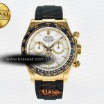 Rolex Daytona 126518 QF Beyaz Kadran Oysterflex Ağır Kasa Eta Saat - Görsel 3 - 1:1 Süper Klon Saat
