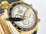 Rolex Daytona 126518 QF 1:1 Best Edition White Dial on Oysterflex Strap SH4131 V6(Gain Weight) - Görsel 5