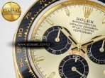 Rolex Daytona 126518 QF 1:1 Best Edition YG/Black Dial on Oysterflex Strap SH4131 V6(Gain Weight) - Görsel 10