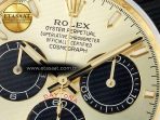 Rolex Daytona 126518 QF 1:1 Best Edition YG/Black Dial on Oysterflex Strap SH4131 V6(Gain Weight) - Görsel 11