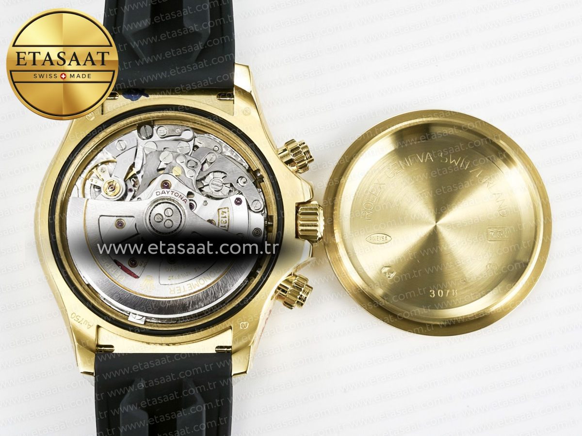 Rolex Daytona 126518 QF 1:1 Best Edition YG Dial on Oysterflex Strap QF4131 V10 (48 Hours Power Reserve) - Görsel 19
