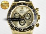 Rolex Daytona 126518 QF 1:1 Best Edition YG Dial on Oysterflex Strap QF4131 V10 (48 Hours Power Reserve) - Görsel 4
