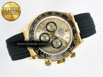 Rolex Daytona 126518 QF 1:1 Best Edition YG Dial on Oysterflex Strap QF4131 V10 (48 Hours Power Reserve) - Görsel 8