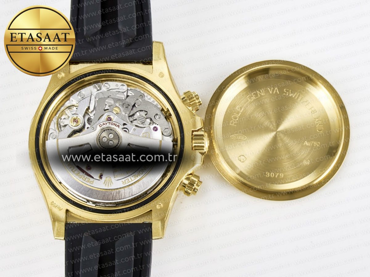 Rolex Daytona 126518 YG VSF 1:1 Best Edition 904L Steel YG Dial on Oysterflex Strap SH4131 - Görsel 19