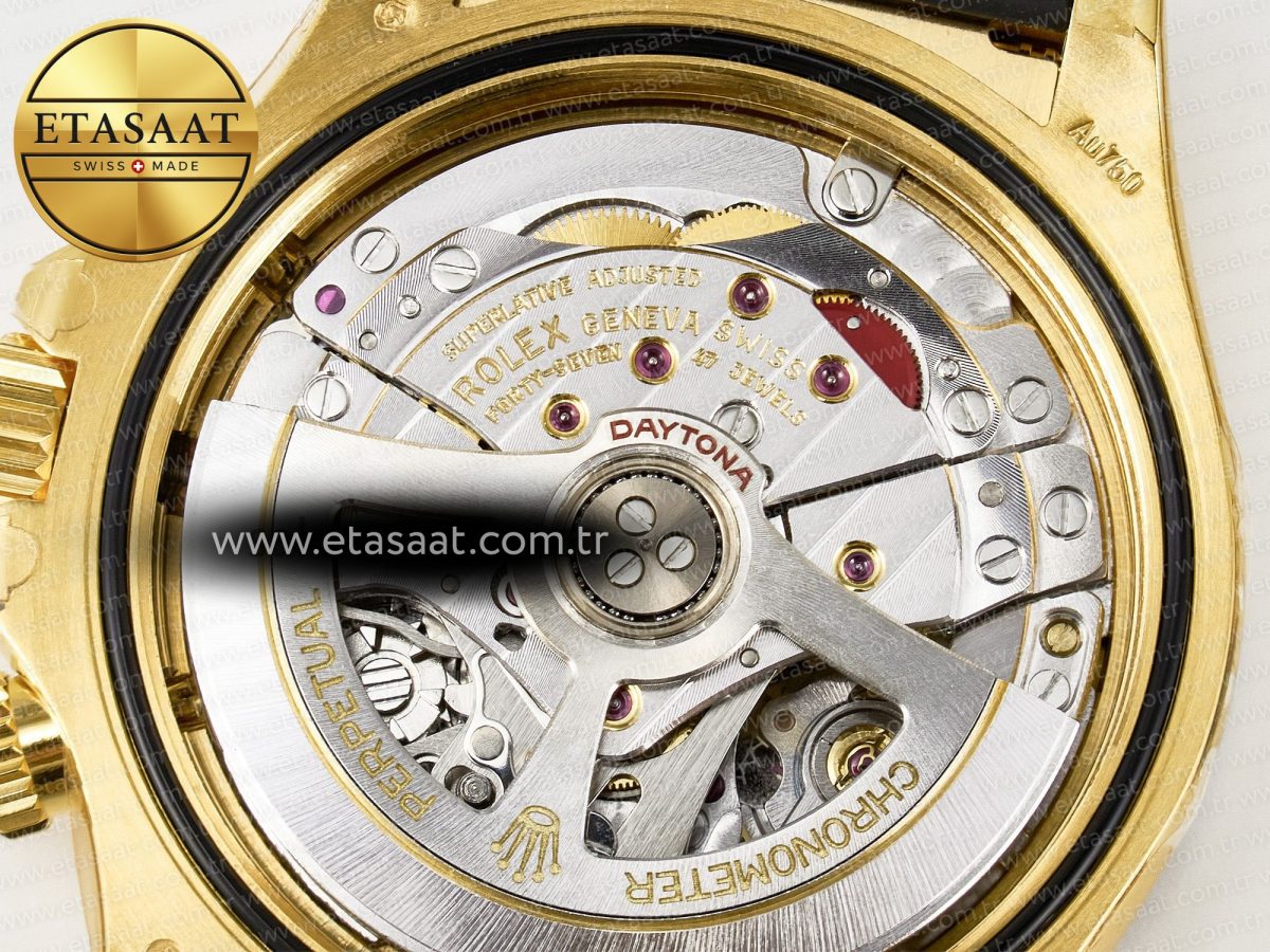 Rolex Daytona 126518 YG VSF 1:1 Best Edition 904L Steel YG Dial on Oysterflex Strap SH4131 - Görsel 21