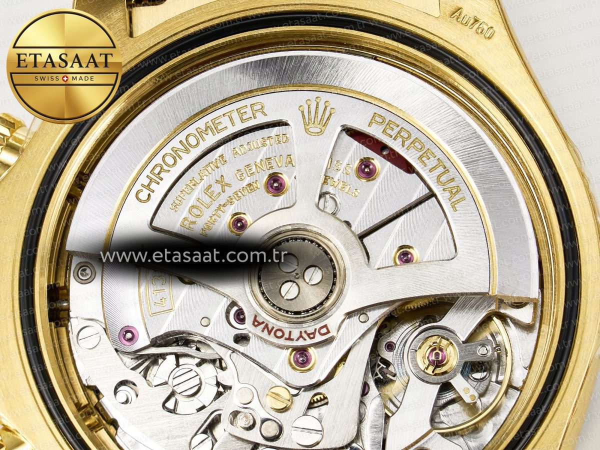 Rolex Daytona 126518 YG VSF 1:1 Best Edition 904L Steel YG Dial on Oysterflex Strap SH4131 - Görsel 22