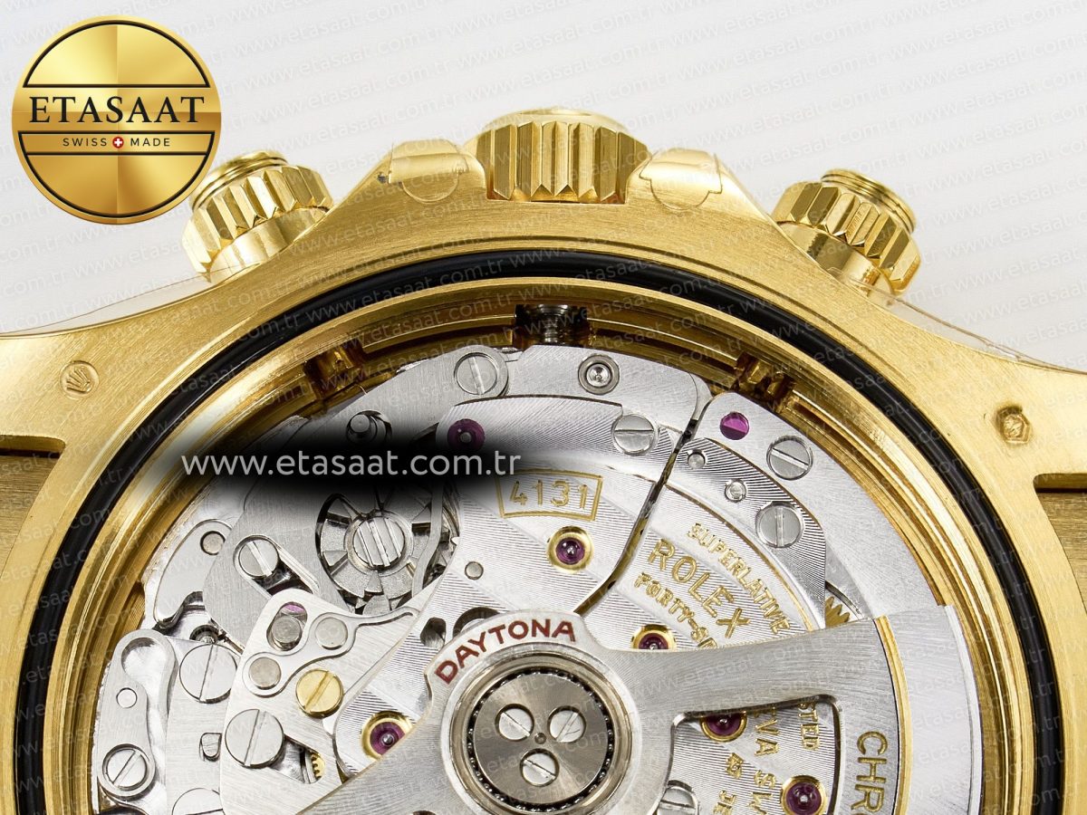 Rolex Daytona 126518 YG VSF 1:1 Best Edition 904L Steel YG Dial on Oysterflex Strap SH4131 - Görsel 23