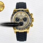 Rolex Daytona 126518 YG VSF Altın Kadran Oysterflex SH4131 Eta Saat - Görsel 3 - 1:1 Süper Klon Saat
